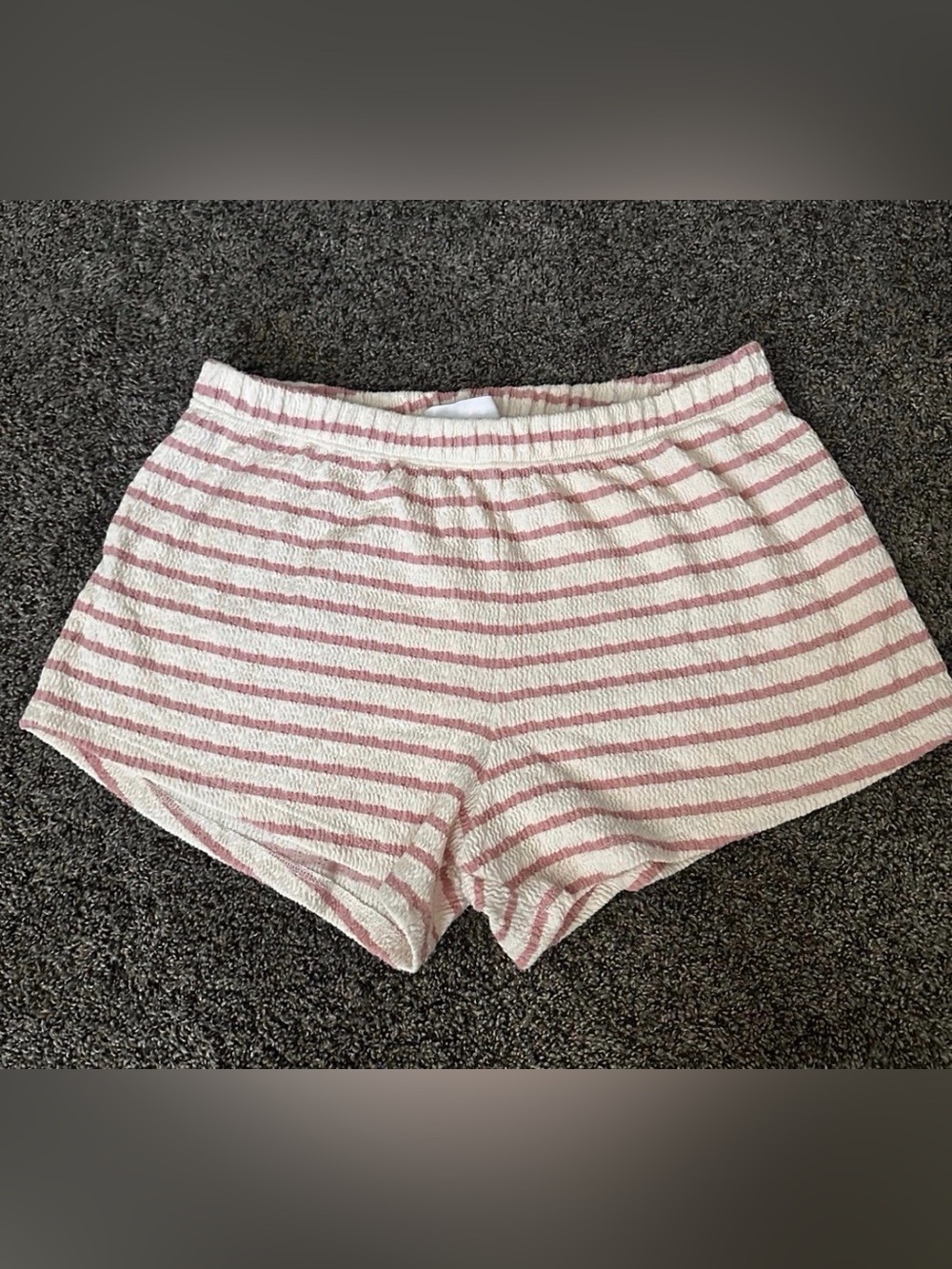 Le BOP Striped Shorts Size Large 0330